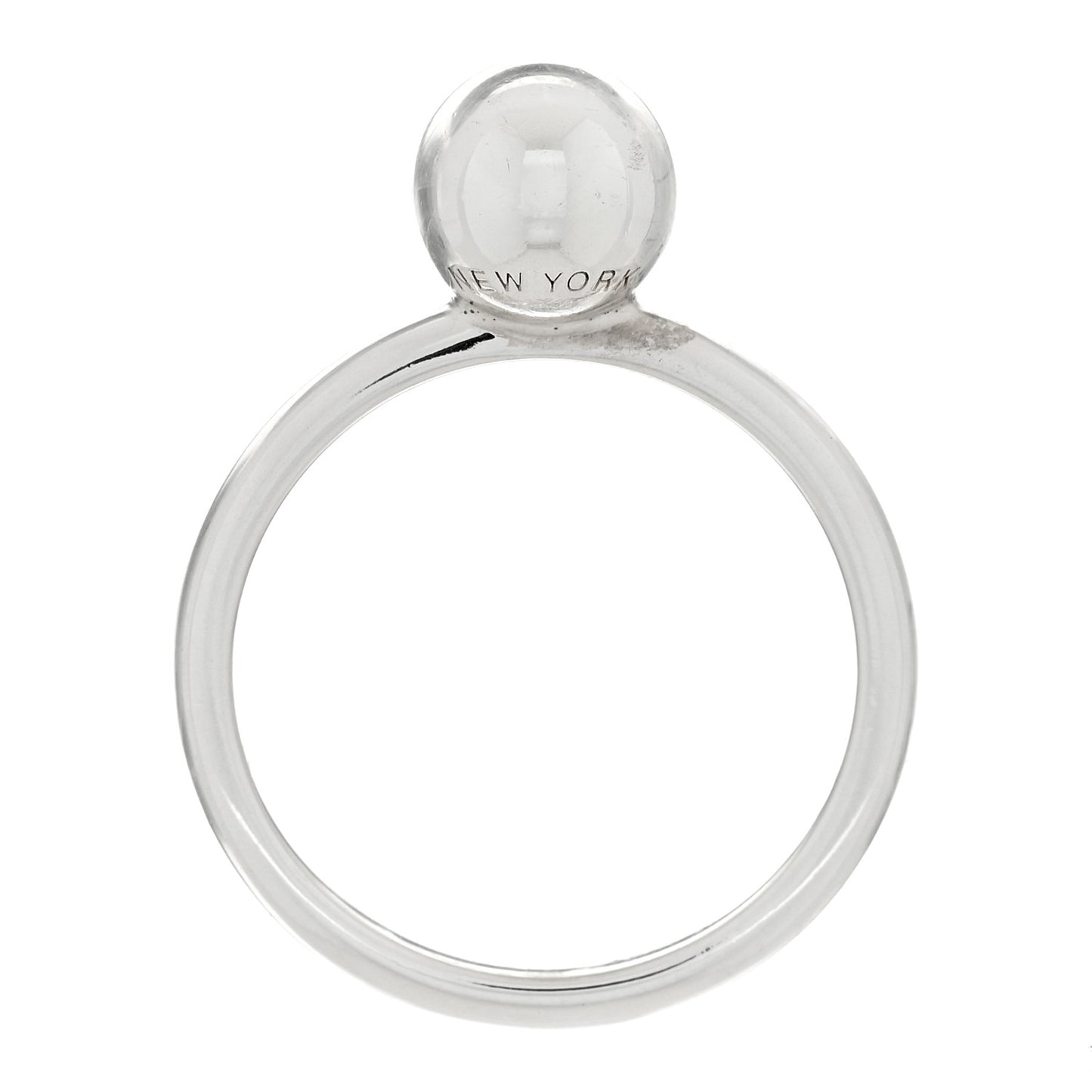 Sterling Silver 8mm HardWear Ball Ring 54 7