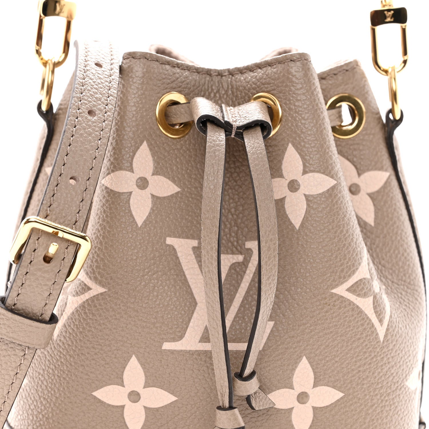 Louis Vuitton Empreinte Monogram Giant Nano Noe Tourterelle Creme 5 of 7
