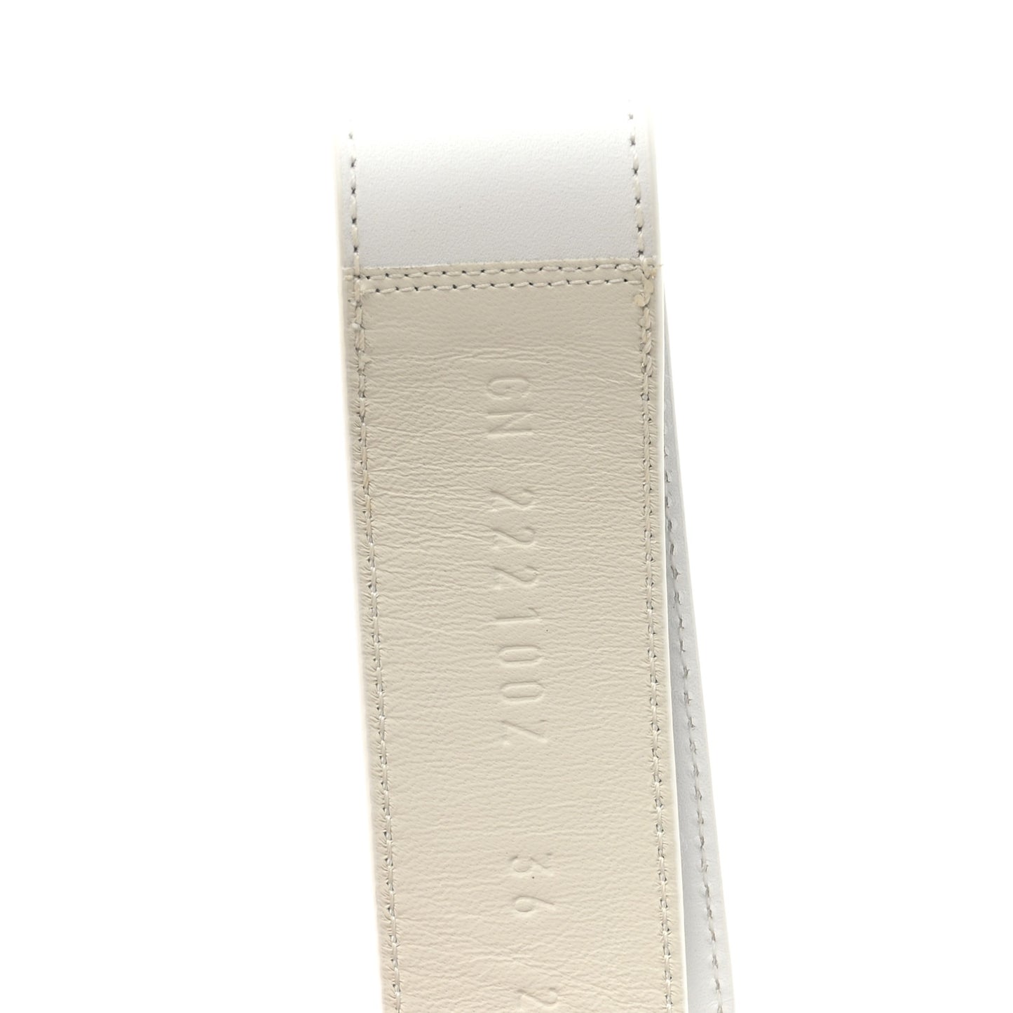 Calfskin Womens Chypre Sandals 36 White