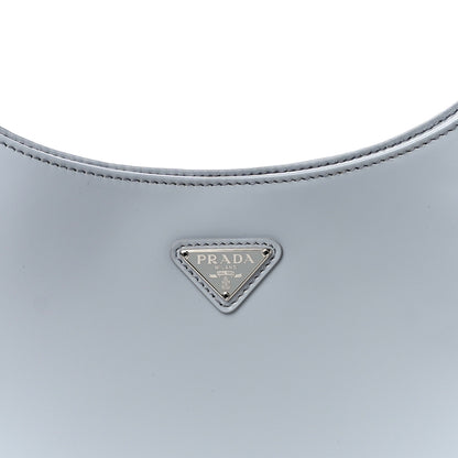 Prada Spazzolato Cleo Shoulder Bag Fiordaliso 7 of 9