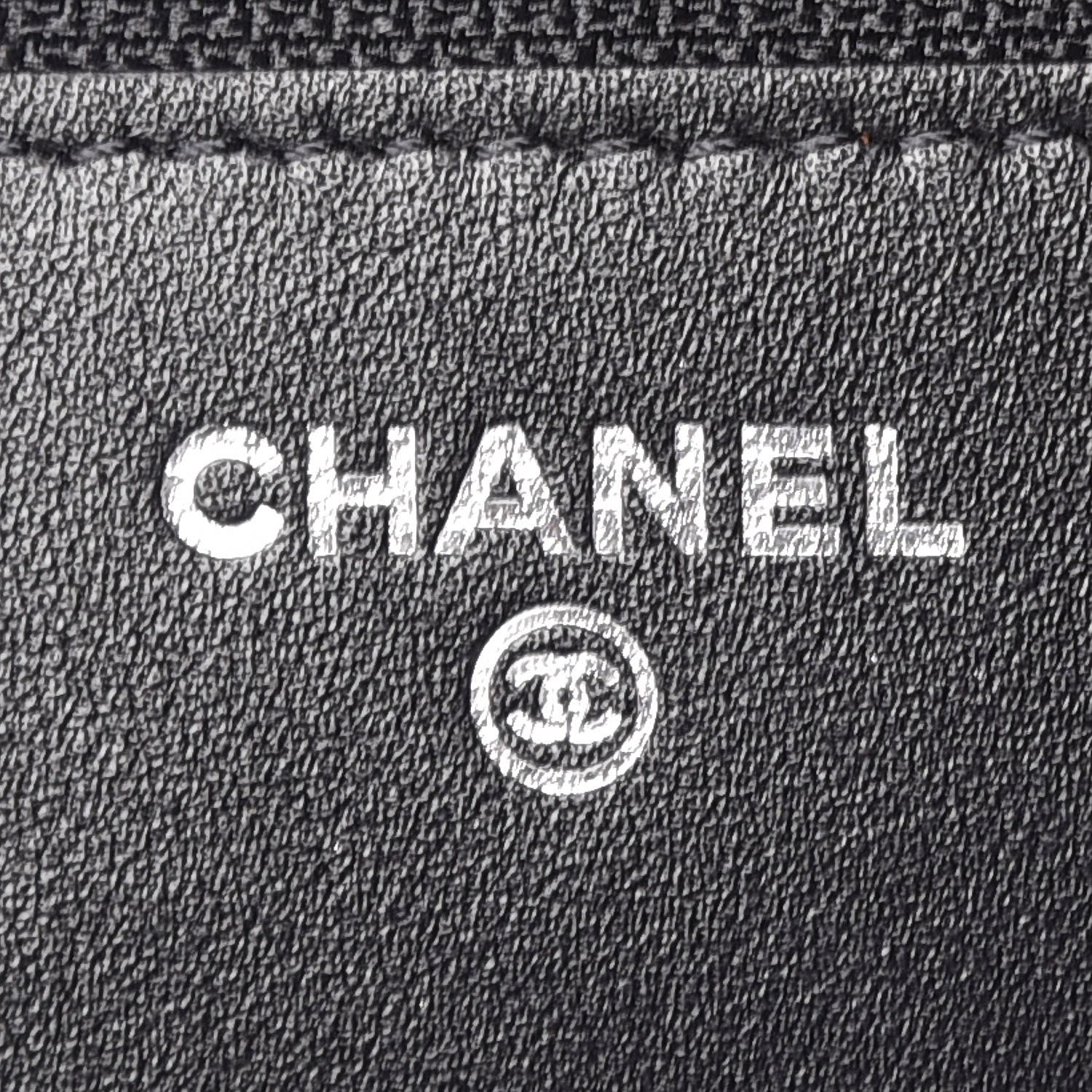 Chanel Caviar Sevruga Wallet On Chain WOC Black 8 of 11