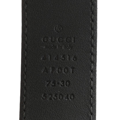 Gucci Calfskin Double G 30mm Belt 75 30 Black 4 of 8