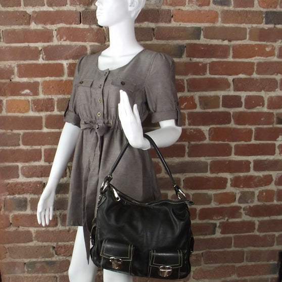 Marc Jacobs Leather Large Multipocket Hobo Black 2 of 8