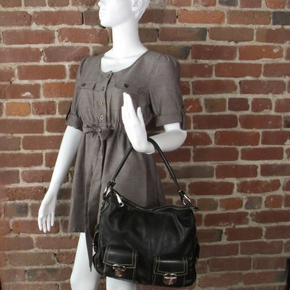 Marc Jacobs Leather Large Multipocket Hobo Black 2 of 8