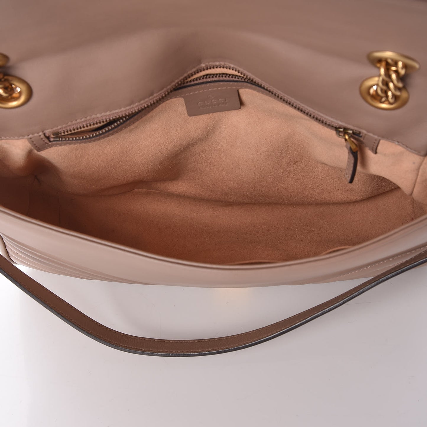 Calfskin Matelasse Medium GG Marmont Shoulder Bag Porcelain Rose