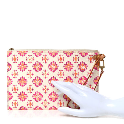 Louis Vuitton Monogram Tiles By The Pool Neverfull MM Pochette Coral 2 of 6