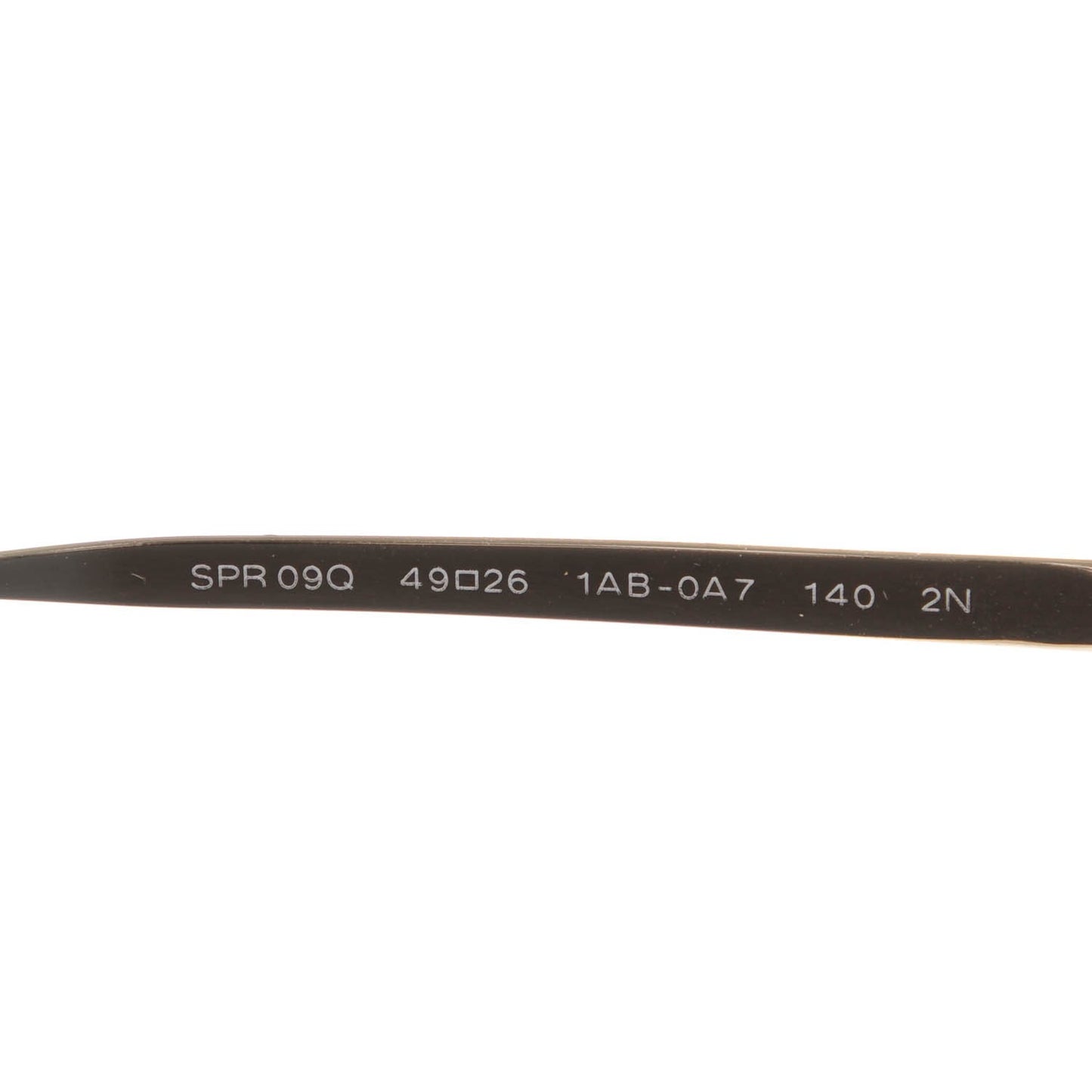 Acetate Cinema Sunglasses SPR 09Q Black