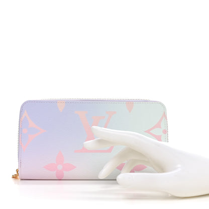 Louis Vuitton Monogram Giant Spring In The City Zippy Wallet Sunrise Pastel 2 of 6