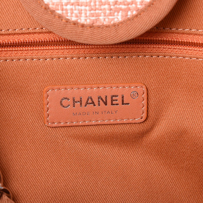 Chanel Canvas Large Deauville Tote Brown Light Orange 6 of 8