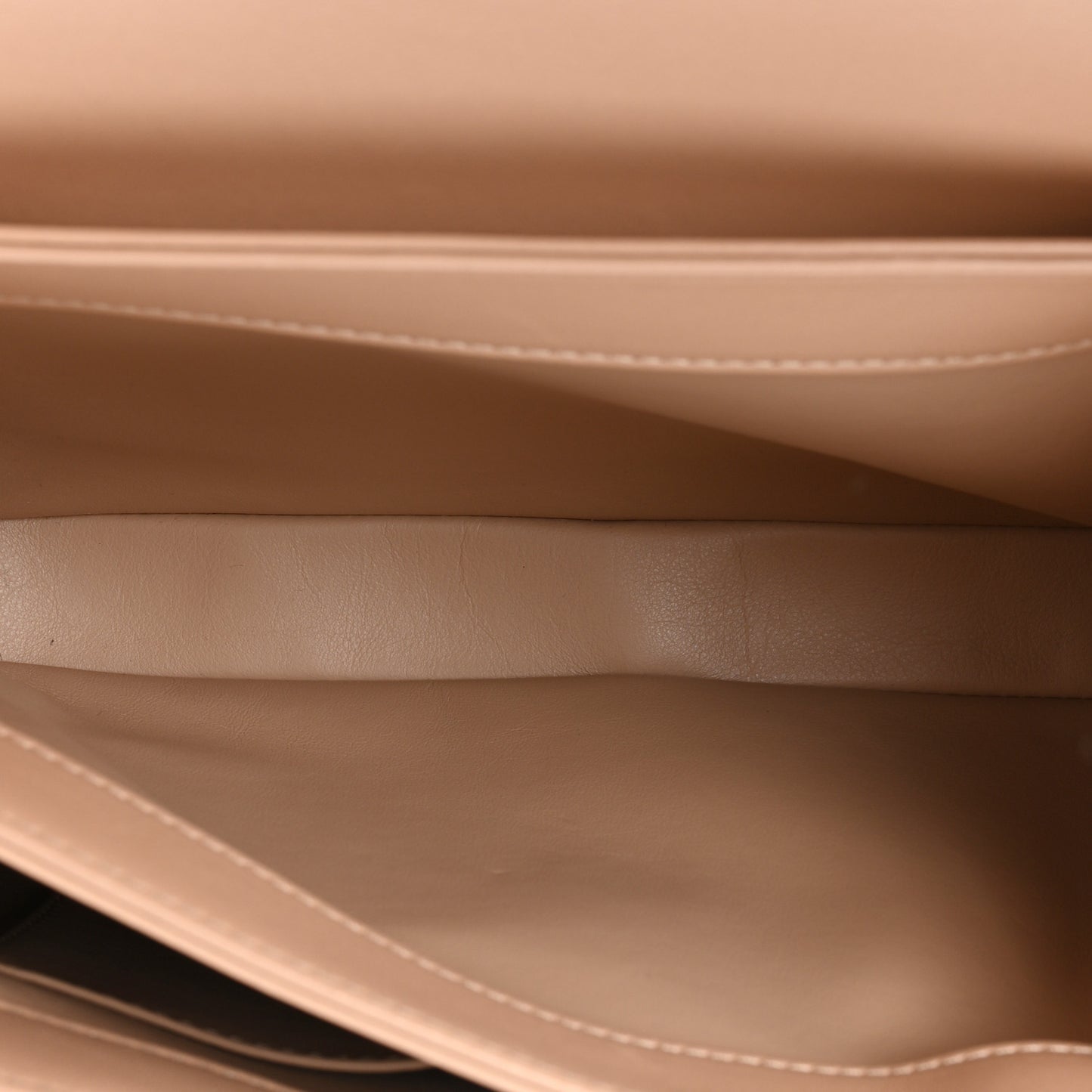 Lambskin Quilted Medium Trendy CC Flap Dual Handle Bag Beige
