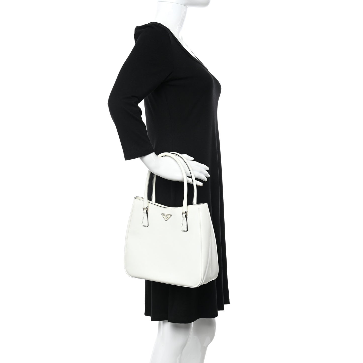 Spazzolato Tote White