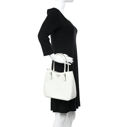 Prada Spazzolato Tote White 3 of 14