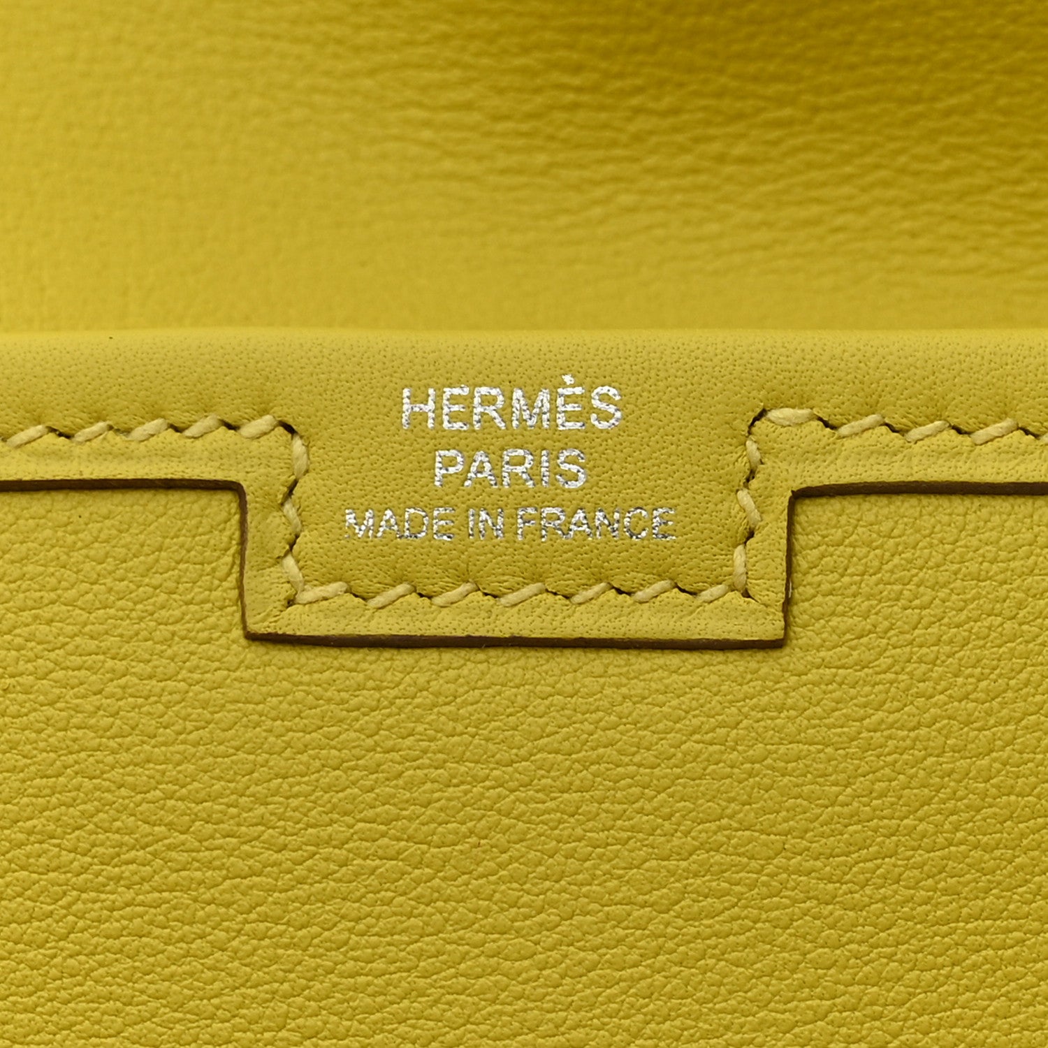 Hermes Swift Verso Jige Duo Clutch Lime Biscuit 7 of 8