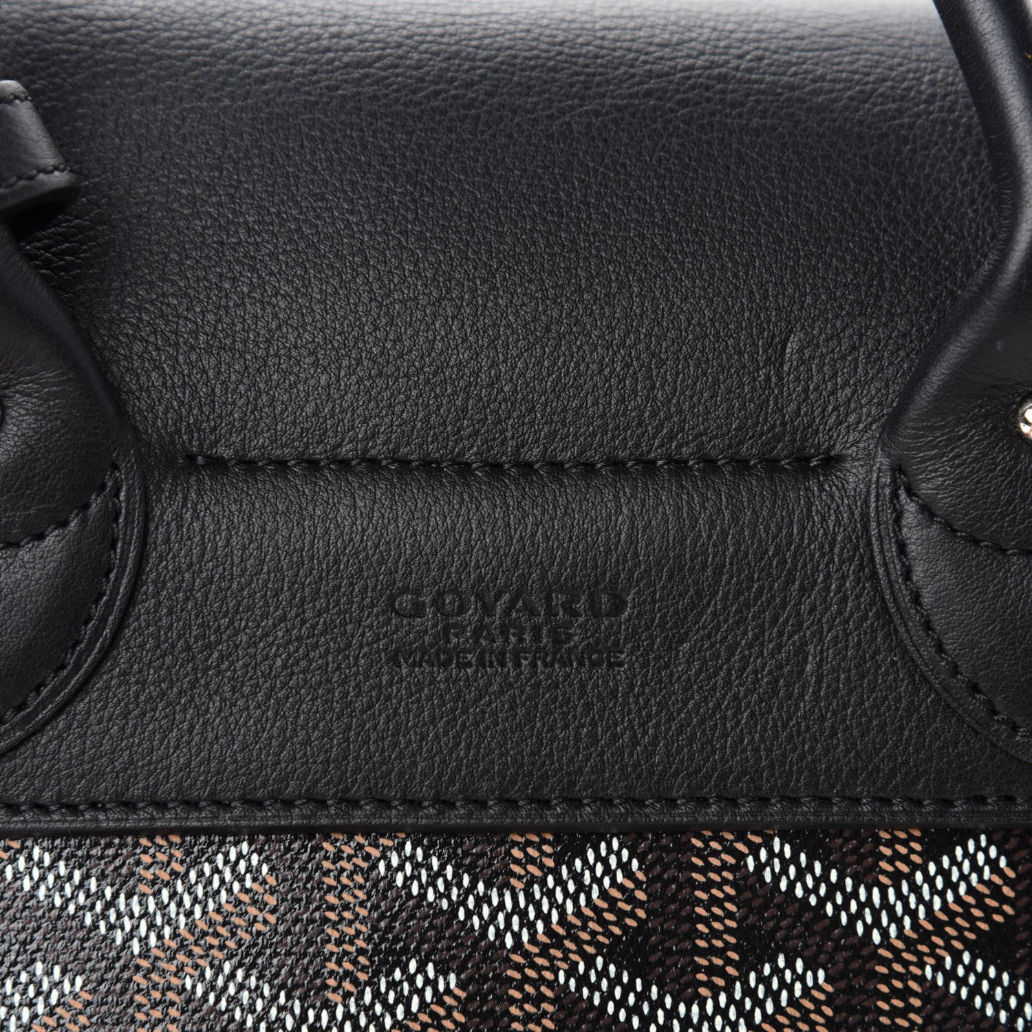 Goyard Goyardine Calfskin Mini Alpin Backpack Black 8 of 9