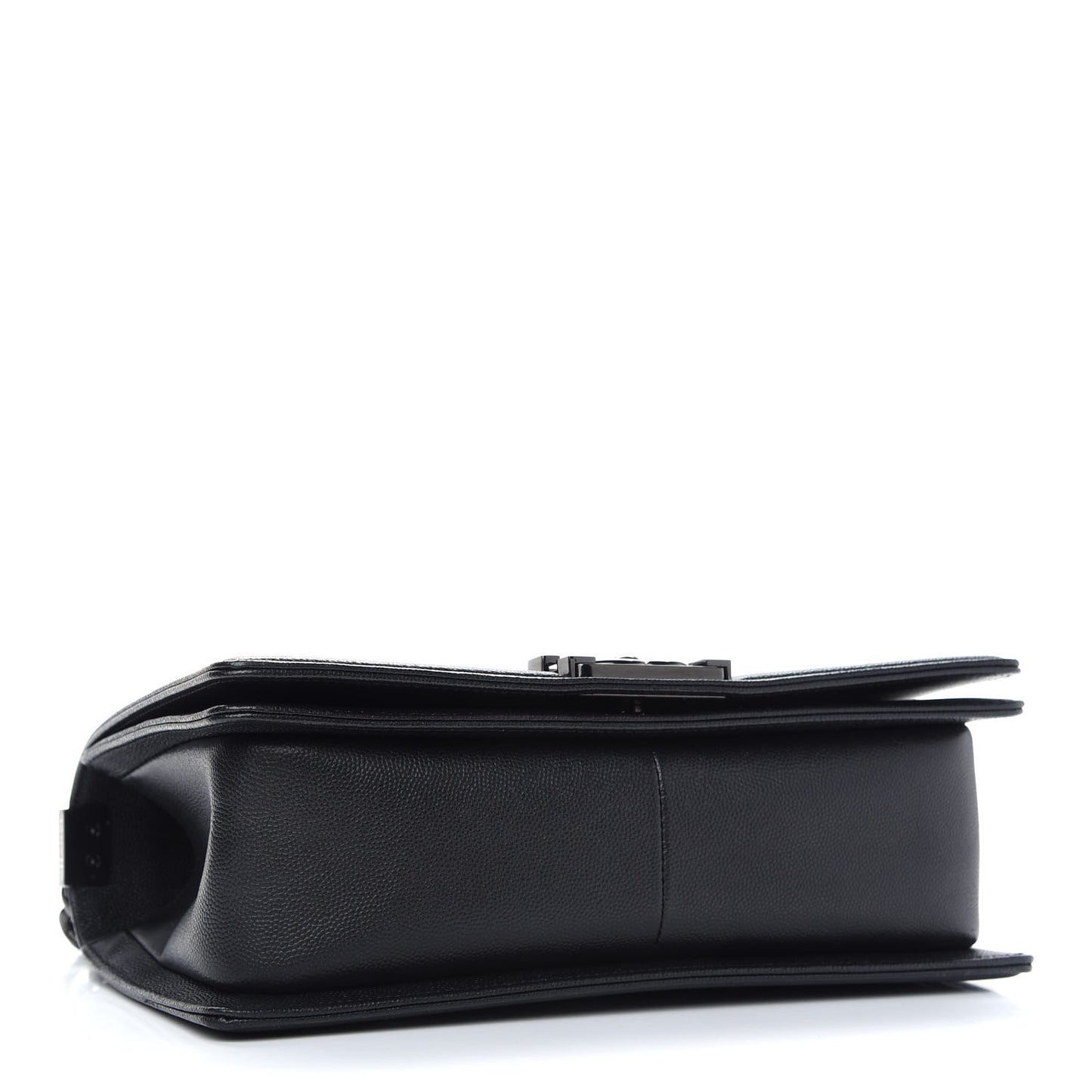 Caviar Quilted Medium Boy Flap So Black