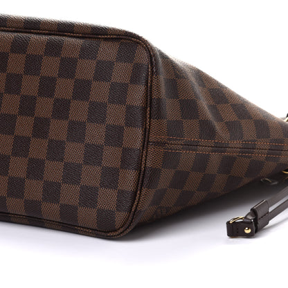 Louis Vuitton Damier Ebene Neo Neverfull MM Rose Ballerine 11 of 11