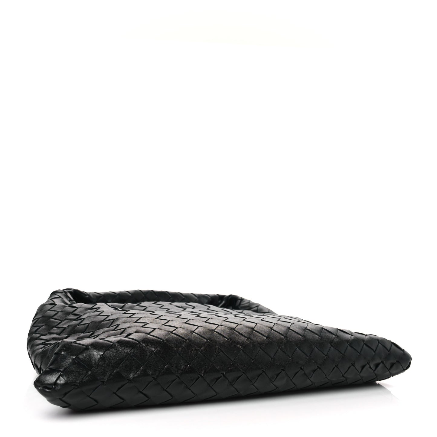 Calfskin Intrecciato Small Hop Black