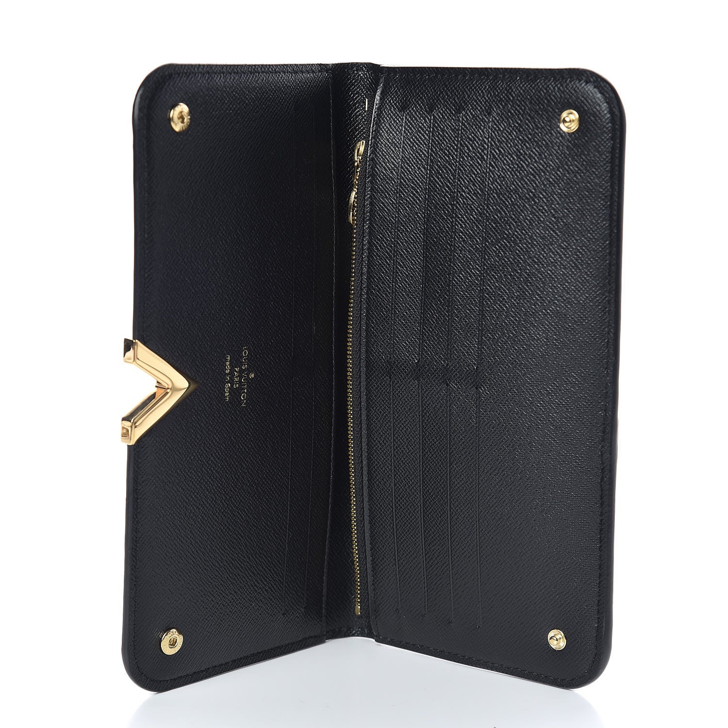 Louis Vuitton Monogram Monogram Kimono Wallet Black 5 of 6
