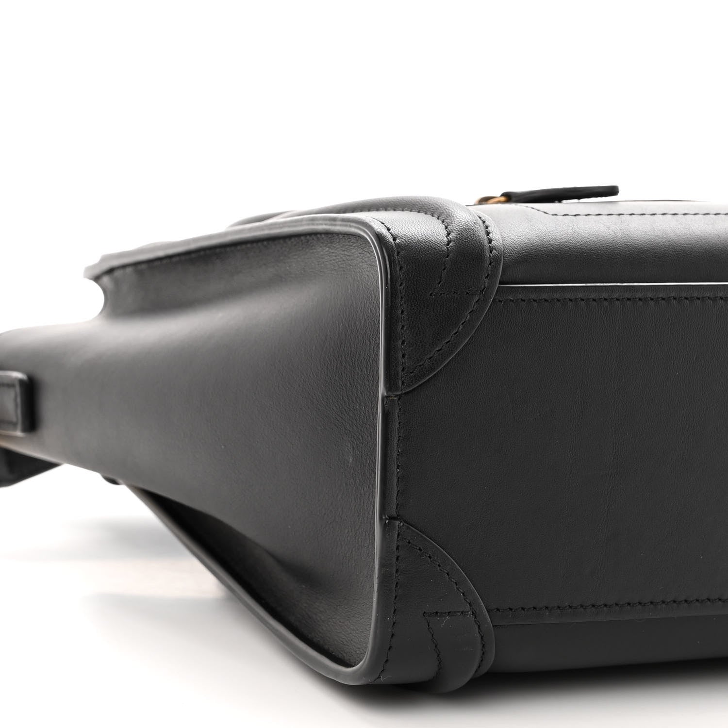 Celine Smooth Calfskin Nano Luggage Black 8 of 9