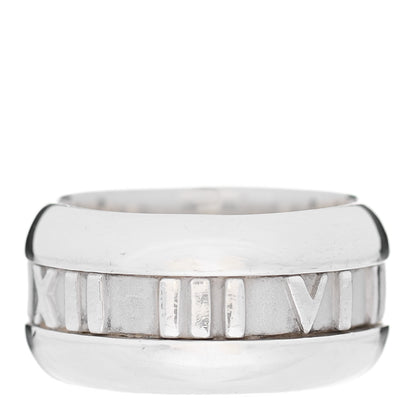 Tiffany Sterling Silver Atlas Band Ring 47 4.25 1 of 4