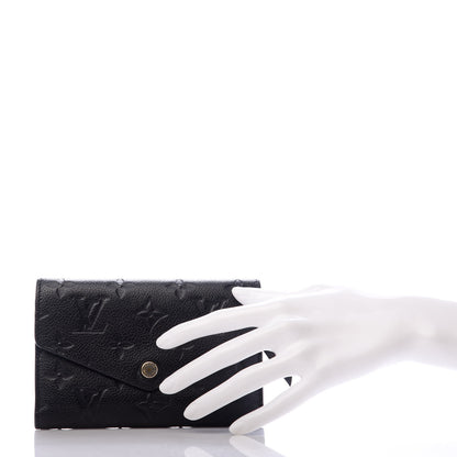 Louis Vuitton Empreinte Compact Curieuse Wallet Black 2 of 7