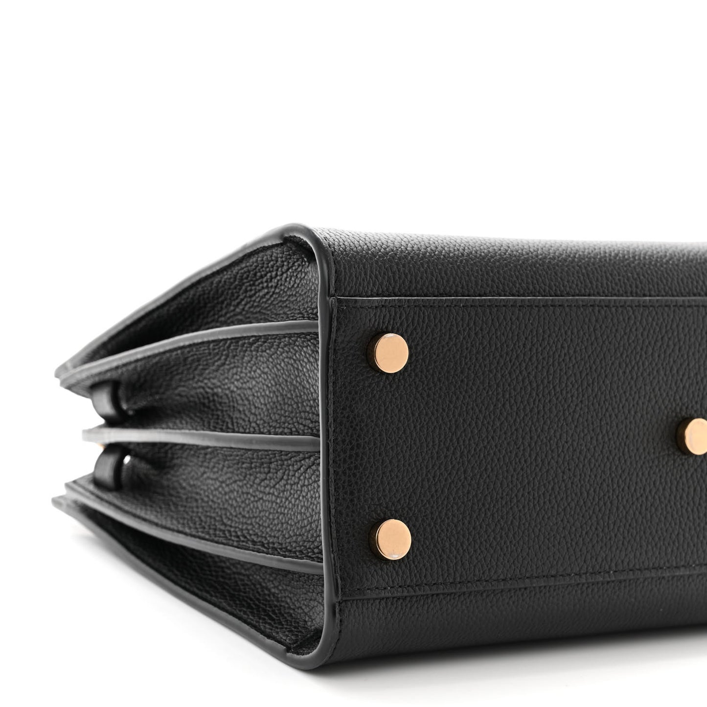 Grained Calfskin Baby Sac De Jour Souple Black