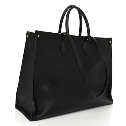 Louis Vuitton Empreinte Monogram Giant Onthego GM Black 3 of 10