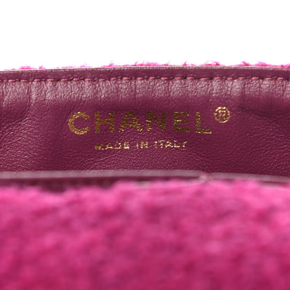 Chanel Tweed East West Flap Fuchsia 6 of 9