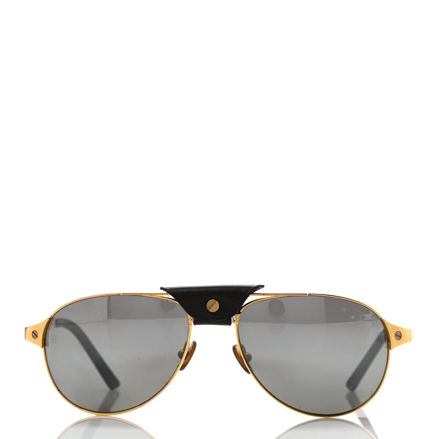 Cartier Santos Dumont Aviator Sunglasses 130 Gold 2 of 6