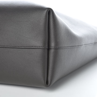 Saint Laurent Calfskin Large Shopping Tote Dark Grey 13 of 13