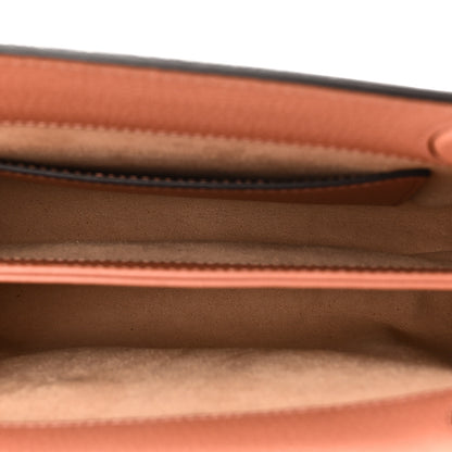 Gucci Monogram Textured Dollar Calfskin Small Ophidia Chain Shoulder Bag Cloche Rose Pink 5 of 10