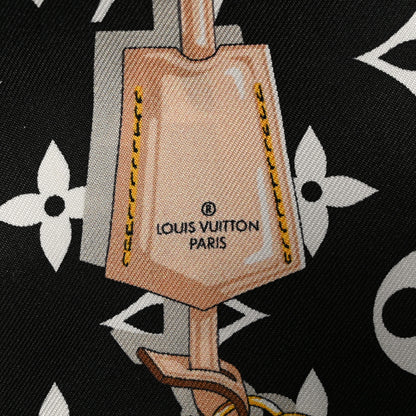 Louis Vuitton Silk Monogram Confidential Bandeau Black 3 of 5