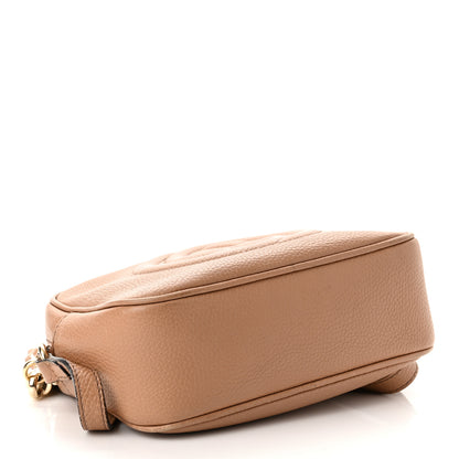 Gucci Pebbled Calfskin Small Soho Disco Bag Rose Beige 4 of 10