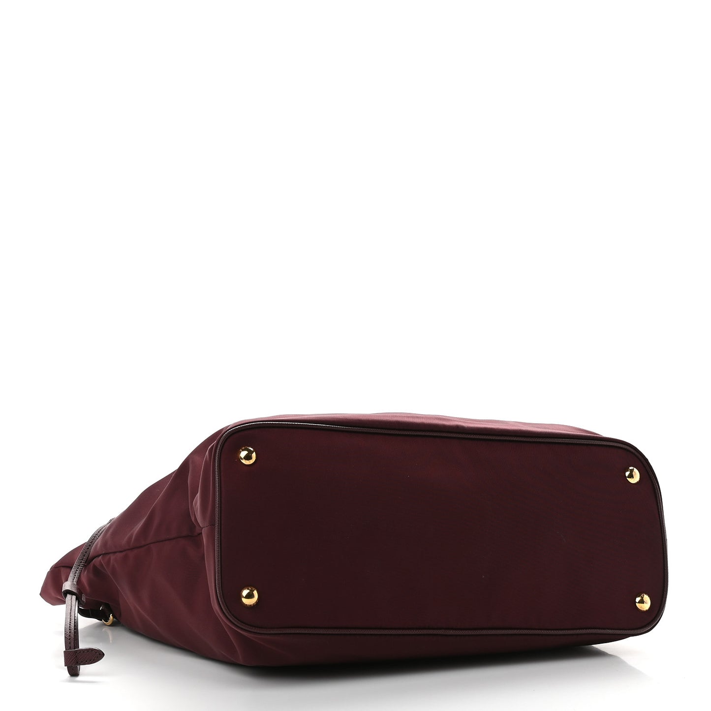 Tessuto Nylon Saffiano Tote Granato