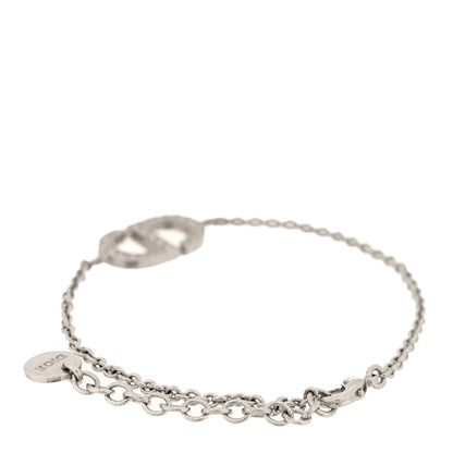 Christian Dior Crystal CD Bracelet Silver 3 of 4