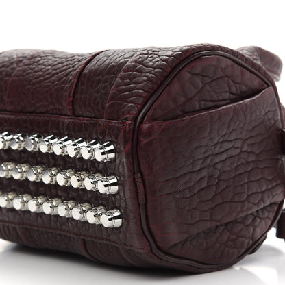 Alexander Wang Pebbled Lambskin Mini Rockie Beet Rhodium Hardware 8 of 8