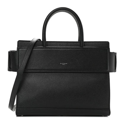 Givenchy Grained Calfskin Small Horizon Satchel Black 1 of 9