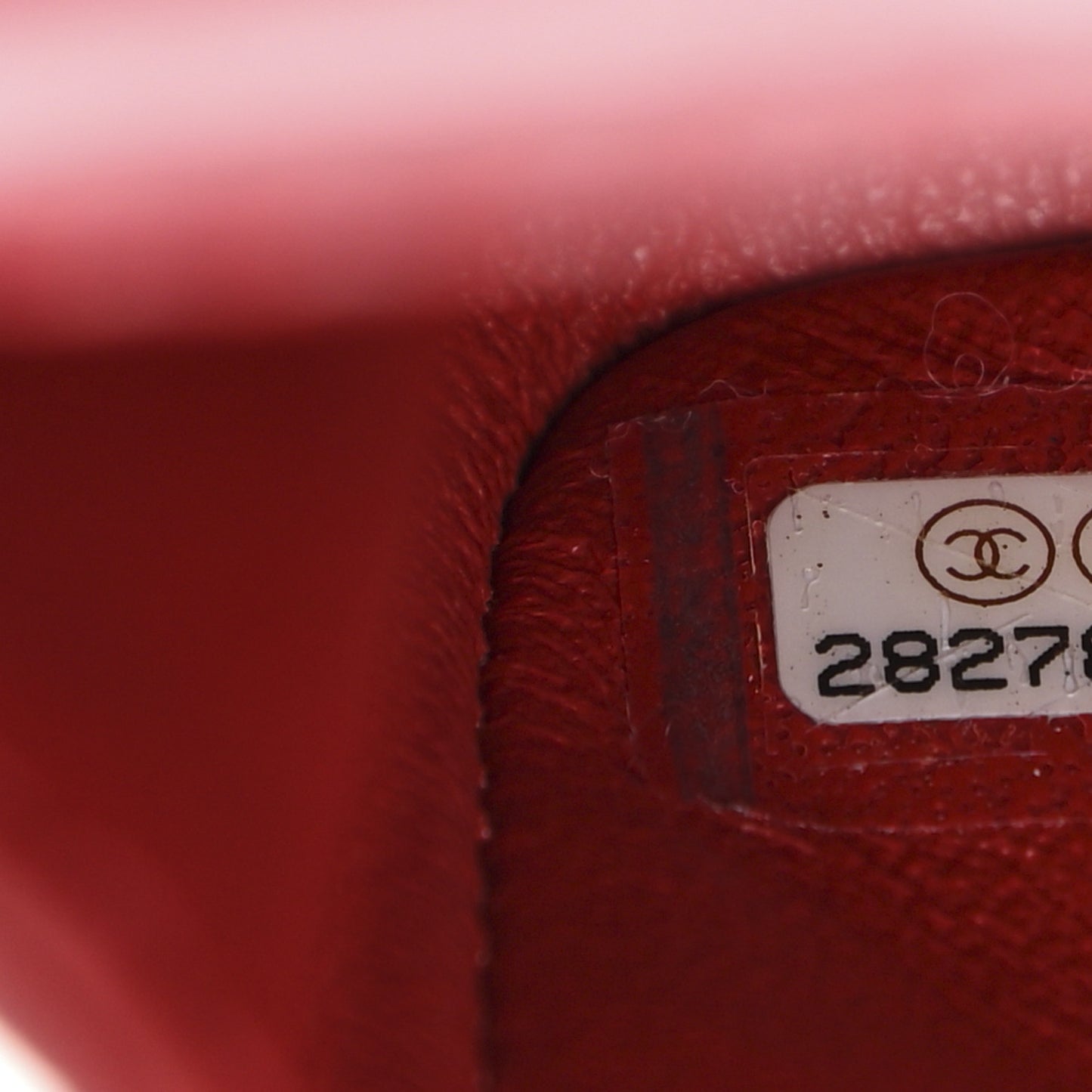 Aged Calfskin Quilted 2.55 Reissue Mini Flap Red