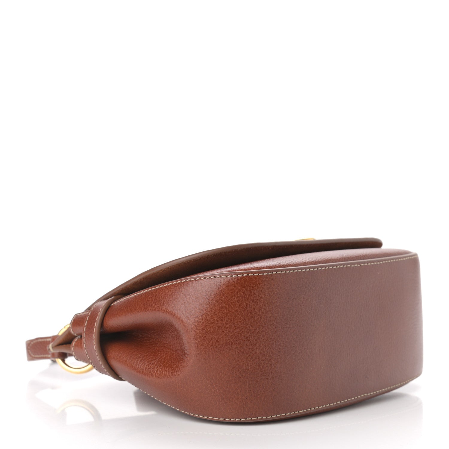 Mulberry Small Classic Grain Calfskin Amberley Satchel Oak 4 of 9