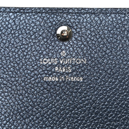 Louis Vuitton Metallic Empreinte Business Card Holder Navy Nacre 6 of 7