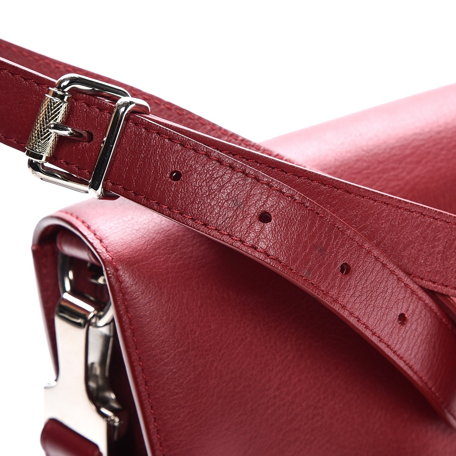 Proenza Schouler Calfskin PS11 Tiny Shoulder Bag Crimson 9 of 9