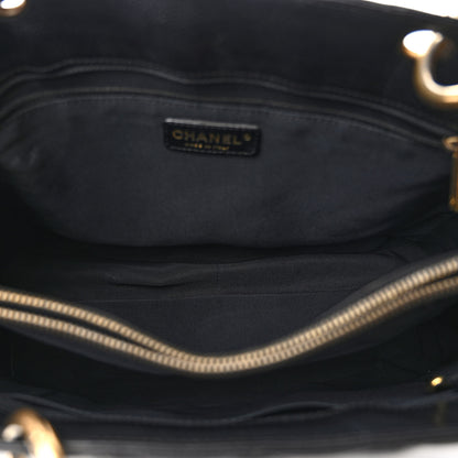 Chanel Caviar Quilted Grand Shopping Tote GST Black 6 of 10