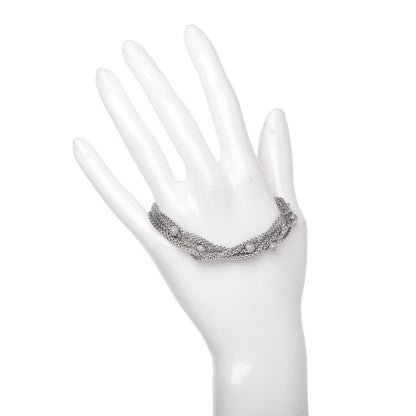 David Yurman Sterling Silver Diamond Pave Bead Multi Strand Bracelet 2 of 4