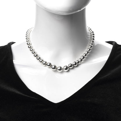 Tiffany Sterling Silver HardWear Graduated Ball Necklace 2 of 6