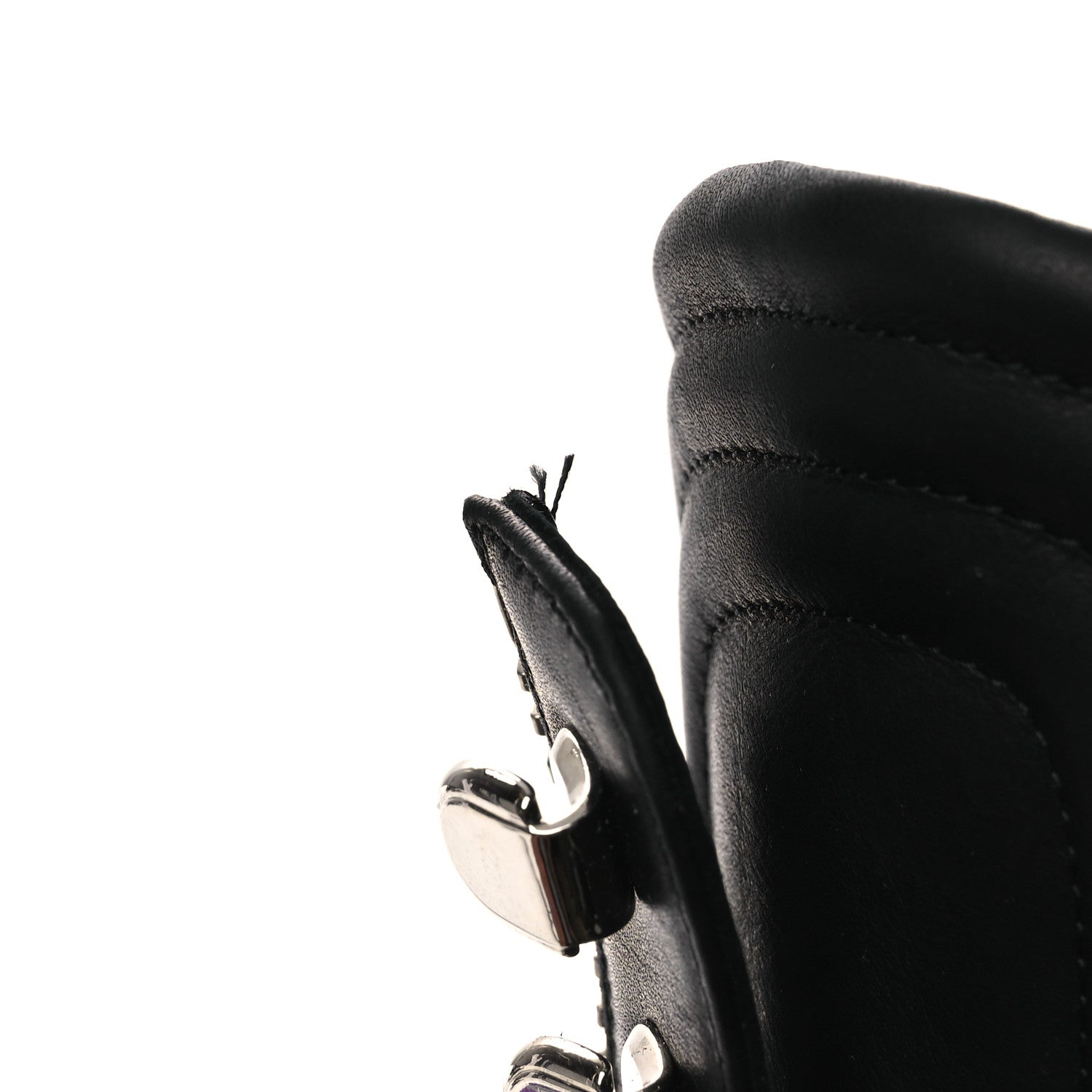 Christian Louboutin Calfskin Quilted En Hiver Boots 39.5 Black 11 of 14
