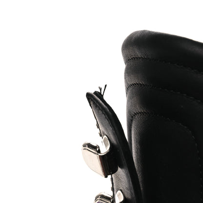 Christian Louboutin Calfskin Quilted En Hiver Boots 39.5 Black 11 of 14