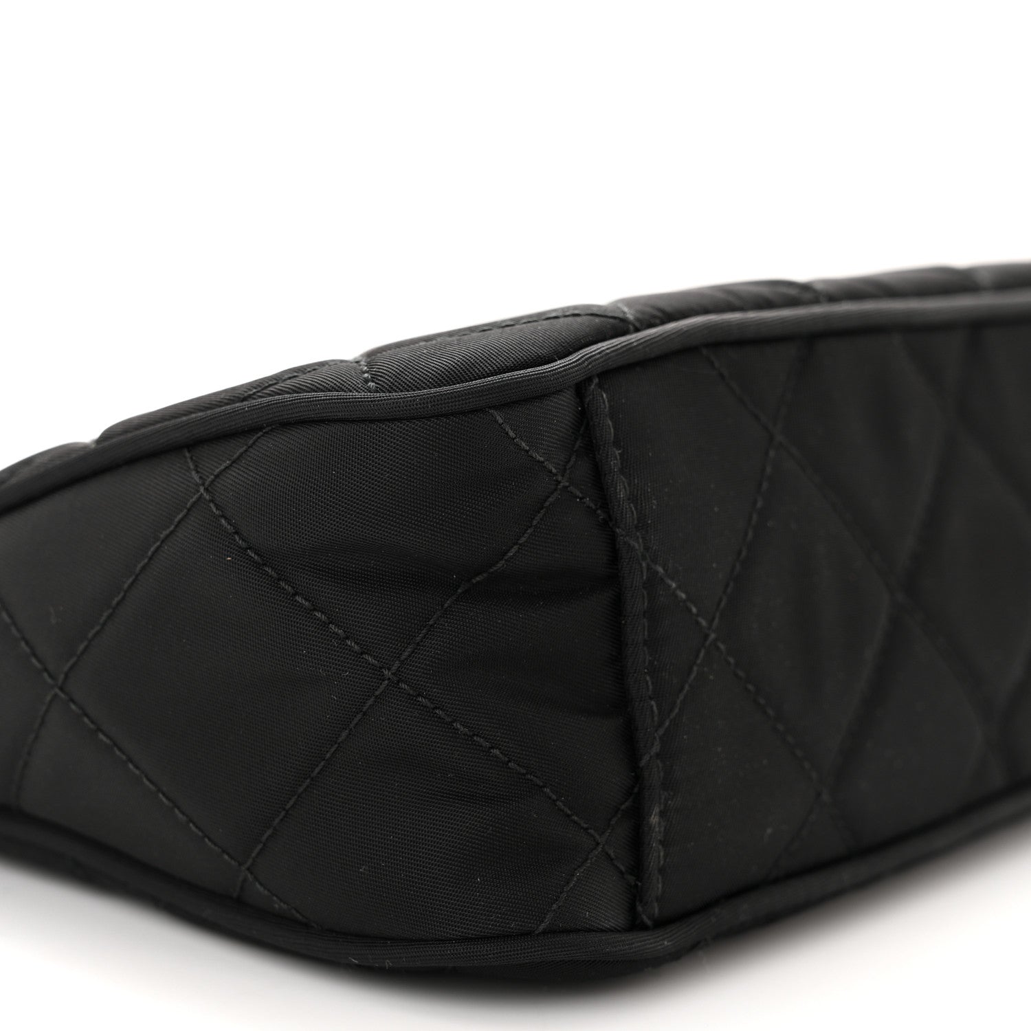 Prada Nylon Tessuto Impuntu Quilted Crossbody Bag Black 9 of 10
