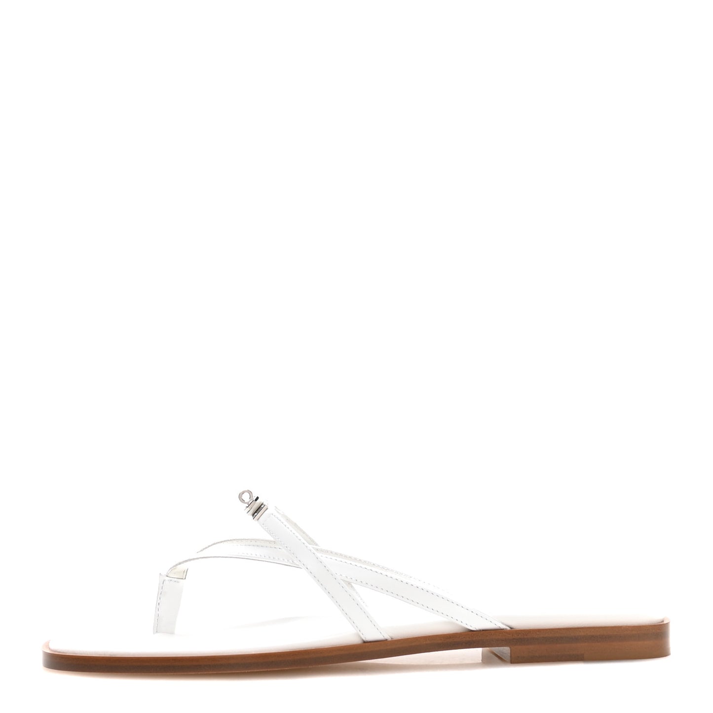 Calfskin Miss Sandals 38 White