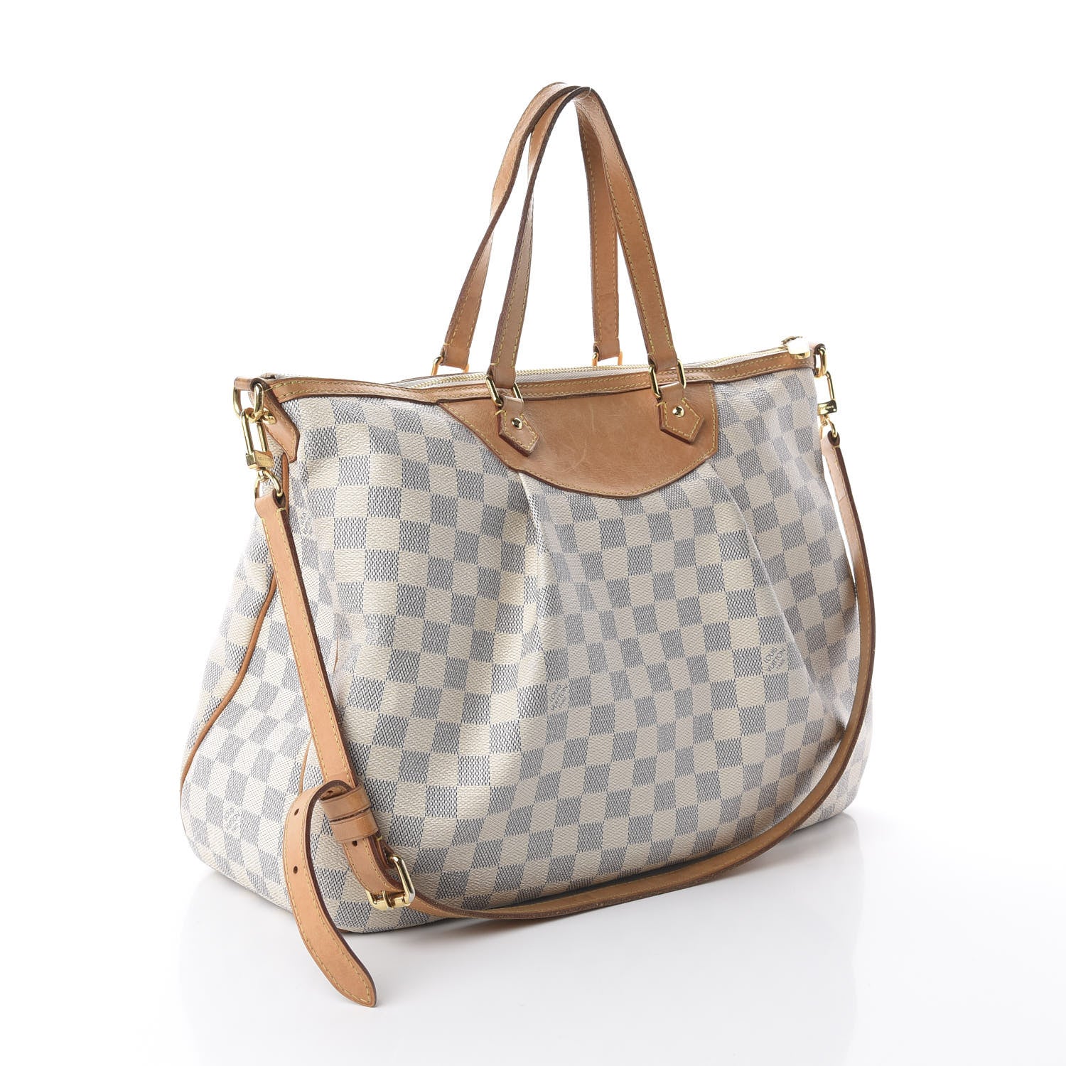 Louis Vuitton Damier Azur Siracusa GM 2 of 8