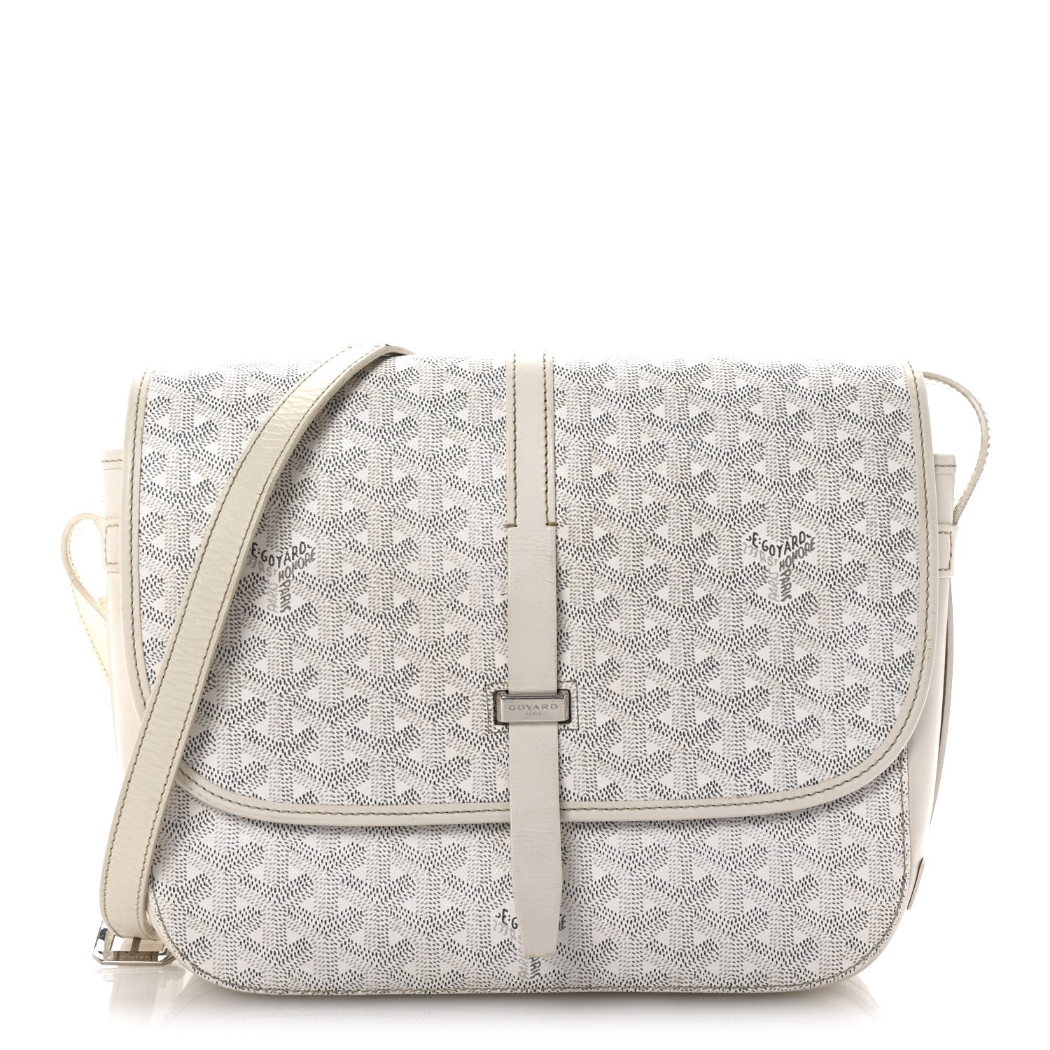Goyard Goyardine Belvedere II PM Messenger Bag White 1 of 9